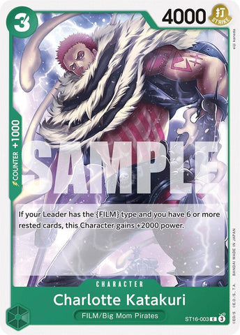 Charlotte Katakuri (Starter Deck 16: GREEN Uta)(ST16-003)(C)