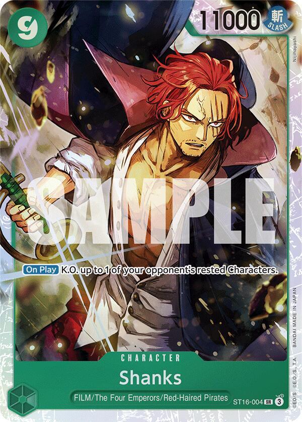 Shanks - Foil (Starter Deck 16: GREEN Uta)(ST16-004)(SR)
