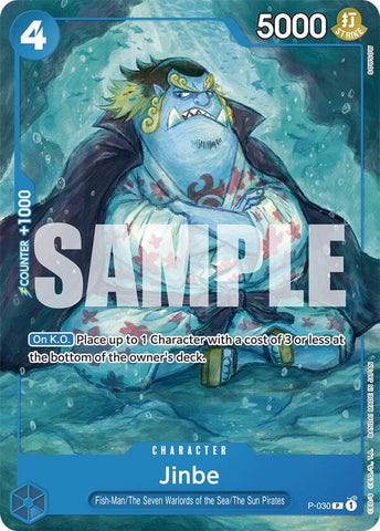 Jinbe (Starter Deck 17: BLUE Donquixote Doflamingo)(P-030)(PR)