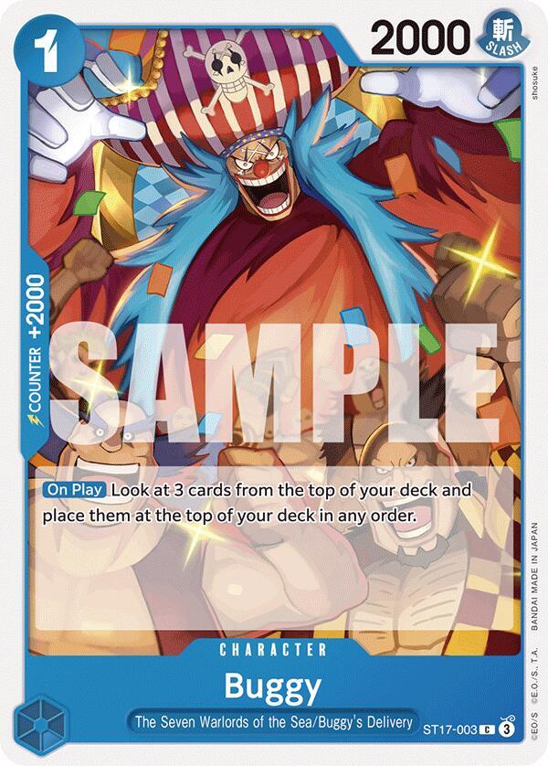 Buggy (Starter Deck 17: BLUE Donquixote Doflamingo)(ST17-003)(C)