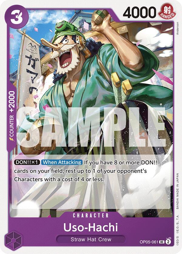 Uso-Hachi (OP05-061) (Starter Deck 18: PURPLE Monkey.D.Luffy)(OP05-061)(UC)