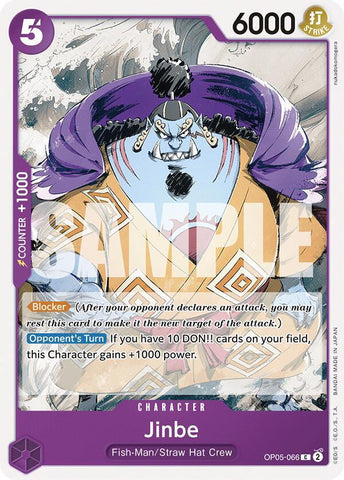 Jinbe (Starter Deck 18: PURPLE Monkey.D.Luffy)(OP05-066)(C)