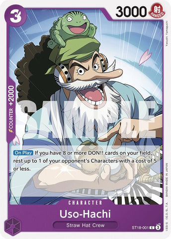 Uso-Hachi (ST18-001) (Starter Deck 18: PURPLE Monkey.D.Luffy)(ST18-001)(C)