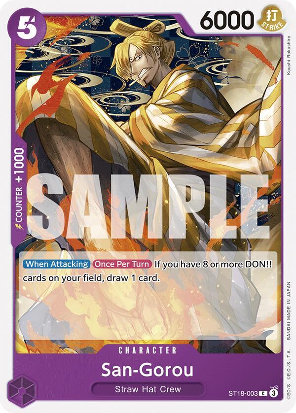 San-Gorou (Starter Deck 18: PURPLE Monkey.D.Luffy)(ST18-003)(C)