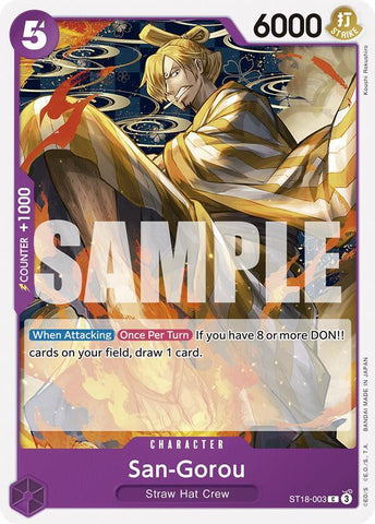 San-Gorou (Starter Deck 18: PURPLE Monkey.D.Luffy)(ST18-003)(C)