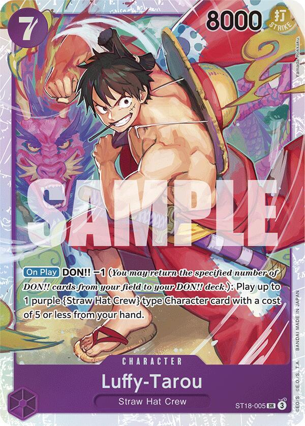 Luffy-Tarou - Foil (Starter Deck 18: PURPLE Monkey.D.Luffy)(ST18-005)(SR)