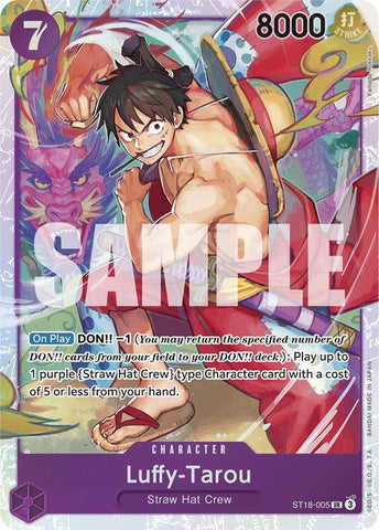 Luffy-Tarou - Foil (Starter Deck 18: PURPLE Monkey.D.Luffy)(ST18-005)(SR)