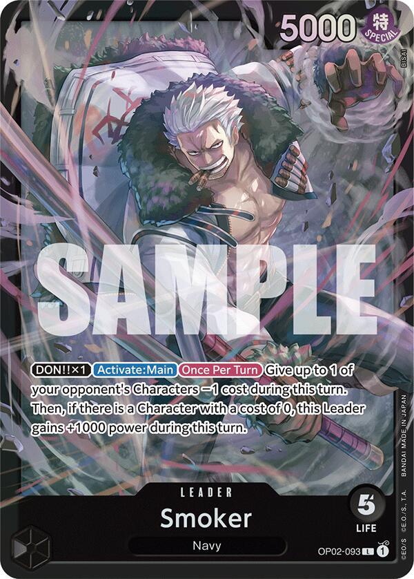 Smoker (OP02-093) - Foil (Starter Deck 19: BLACK Smoker)(OP02-093)(L)