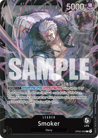 Smoker (OP02-093) - Foil (Starter Deck 19: BLACK Smoker)(OP02-093)(L)