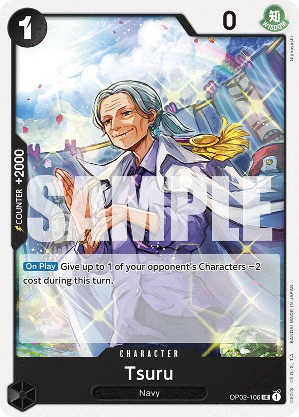 Tsuru (Starter Deck 19: BLACK Smoker)(OP02-106)(UC)