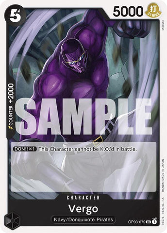 Vergo (Starter Deck 19: BLACK Smoker)(OP03-079)(UC)