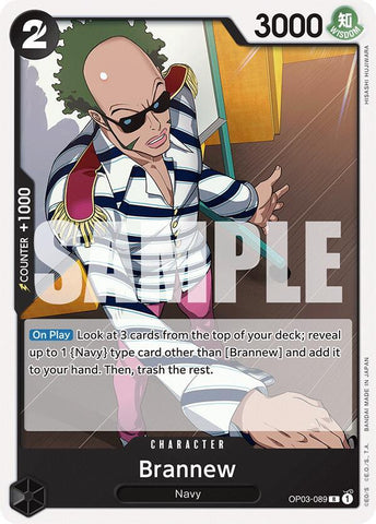 Brannew (Starter Deck 19: BLACK Smoker)(OP03-089)(R)
