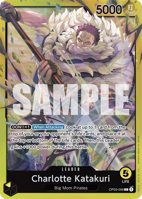 Charlotte Katakuri (OP03-099) - Foil (Starter Deck 20: YELLOW Charlotte Katakuri)(OP03-099)(L)