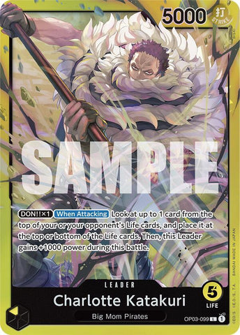 Charlotte Katakuri (OP03-099) - Foil (Starter Deck 20: YELLOW Charlotte Katakuri)(OP03-099)(L)