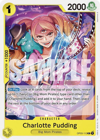 Charlotte Pudding (OP03-112) (Starter Deck 20: YELLOW Charlotte Katakuri)(OP03-112)(R)