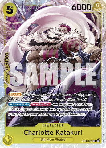 Charlotte Katakuri (ST20-001) - Foil (Starter Deck 20: YELLOW Charlotte Katakuri)(ST20-001)(SR)