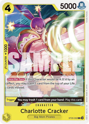 Charlotte Cracker (Starter Deck 20: YELLOW Charlotte Katakuri)(ST20-002)(C)