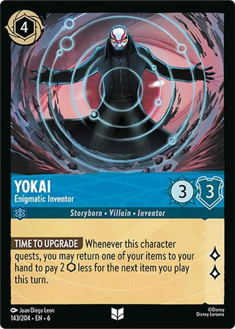 Yokai - Enigmatic Inventor (Azurite Sea)(6-143/204)(U)