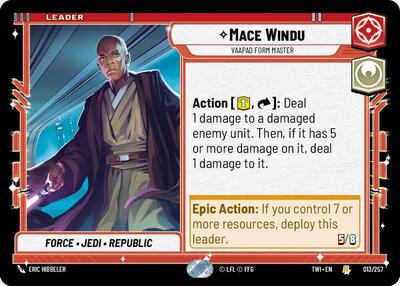 Mace Windu, Vaapad Form Master (Twilight of the Republic)(TWI-013/257)(R)