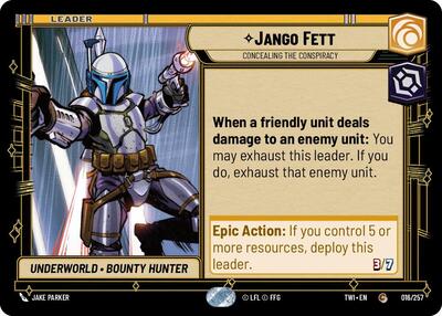 Jango Fett, Concealing the Conspiracy (Twilight of the Republic)(TWI-016/257)(C)