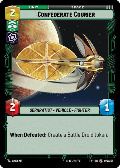 Confederate Courier (Twilight of the Republic)(TWI-079/257)(C)