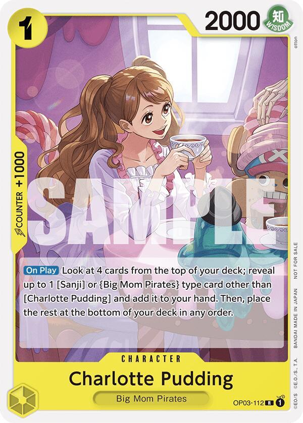 Charlotte Pudding [Tournament Pack 2024 Oct.-Dec.] (One Piece Promotion Cards)(OP03-112)(R)