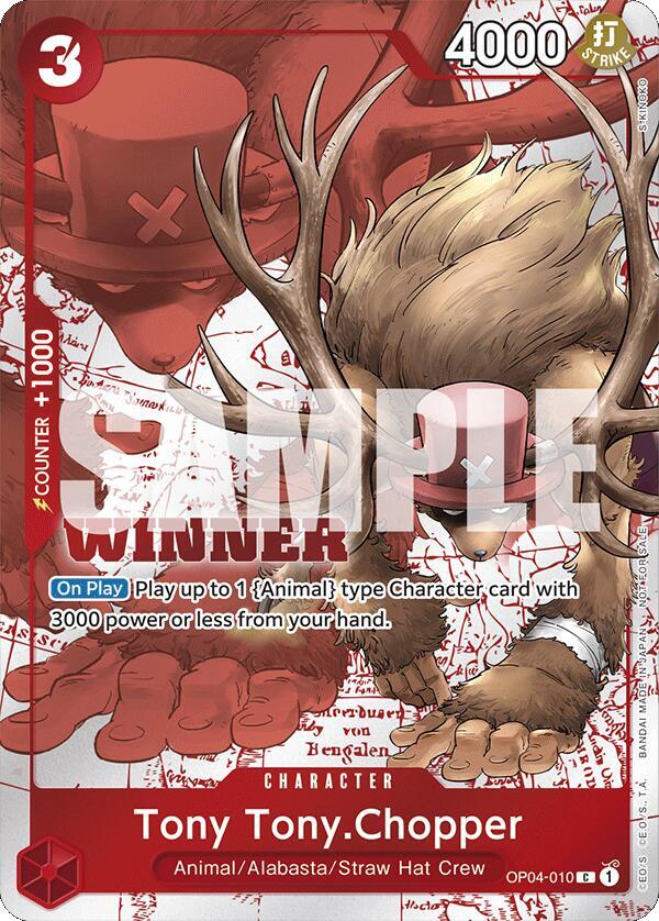 Tony Tony.Chopper [Winner Pack 2024 Oct.-Dec.] [Foil] (One Piece Promotion Cards)(OP04-010)(C)