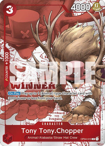 Tony Tony.Chopper [Winner Pack 2024 Oct.-Dec.] [Foil] (One Piece Promotion Cards)(OP04-010)(C)