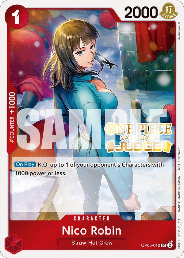 Nico Robin [Judge Pack Vol. 4] [Foil] (One Piece Promotion Cards)(OP05-010)(UC)
