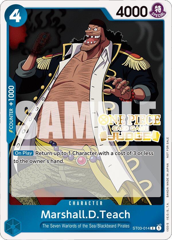 Marshall.D.Teach [Judge Pack Vol. 4] [Foil] (One Piece Promotion Cards)(ST03-014)(C)
