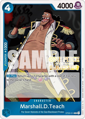 Marshall.D.Teach [Judge Pack Vol. 4] [Foil] (One Piece Promotion Cards)(ST03-014)(C)