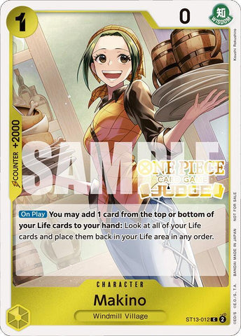 Makino [Judge Pack Vol. 4] [Foil] (One Piece Promotion Cards)(ST13-012)(C)