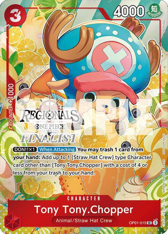 Tony Tony.Chopper [Offline Regional 2024 Vol. 3] [Finalist] [Foil] (One Piece Promotion Cards)(OP01-015)(UC)