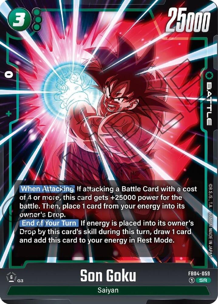 Son Goku [059] [Foil] (FB04-059)(SR)
