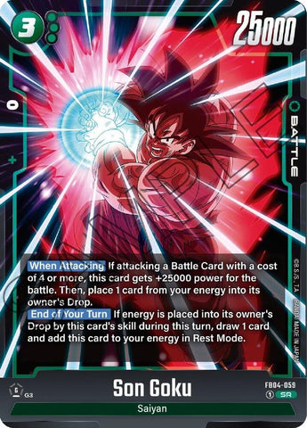 Son Goku [059] [Foil] (FB04-059)(SR)
