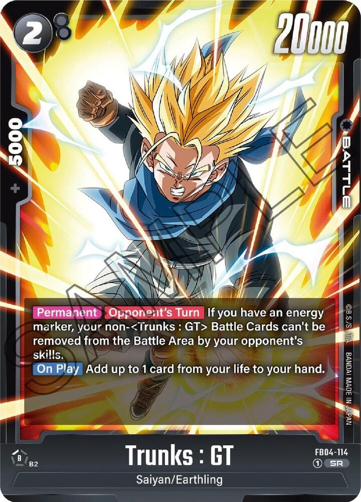 Trunks : GT [114] [Foil] (FB04-114)(SR)