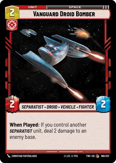 Vanguard Droid Bomber - Foil (Twilight of the Republic)(TWI-160/257)(C)