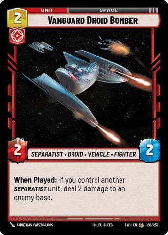 Vanguard Droid Bomber - Foil (Twilight of the Republic)(TWI-160/257)(C)
