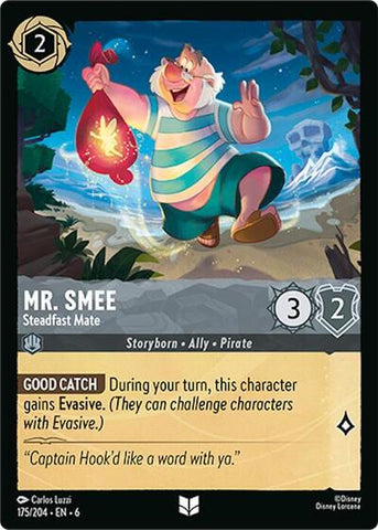Mr. Smee - Steadfast Mate - Cold Foil (Azurite Sea)(6-175/204)(U)