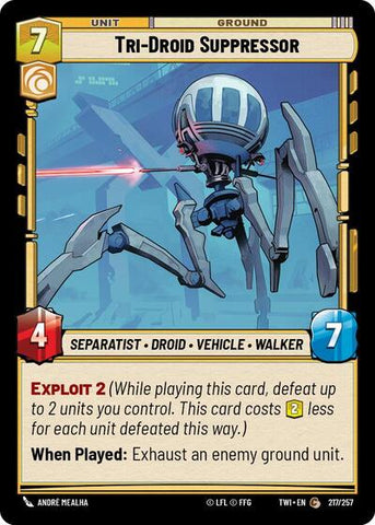 Tri-Droid Suppressor (Twilight of the Republic)(TWI-217/257)(C)