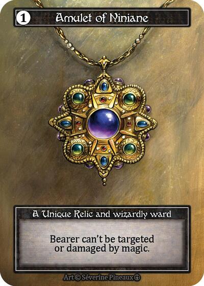 Amulet of Niniane - Foil (Arthurian Legends)(UN)