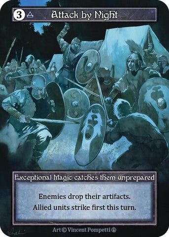 Attack by Night - Foil (Arthurian Legends)(EX)