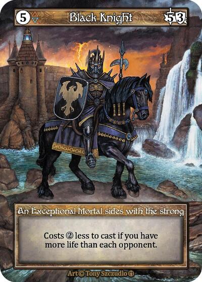 Black Knight - Foil (Arthurian Legends)(EX)