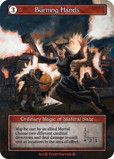Burning Hands - Foil (Arthurian Legends)(OR)