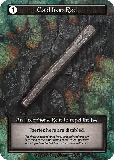 Cold Iron Rod - Foil (Arthurian Legends)(EX)