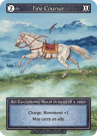 Fine Courser - Foil (Arthurian Legends)(EX)