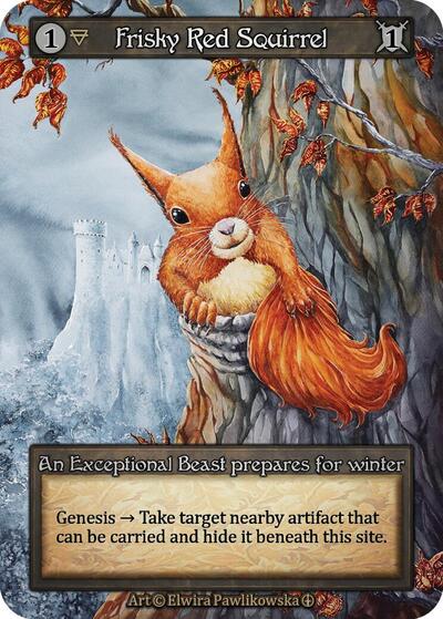 Frisky Red Squirrel (Arthurian Legends)(EX)