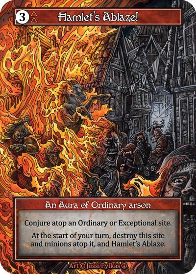 Hamlet's Ablaze! - Foil (Arthurian Legends)(OR)
