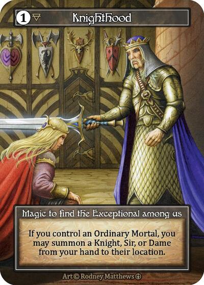 Knighthood - Foil (Arthurian Legends)(EX)