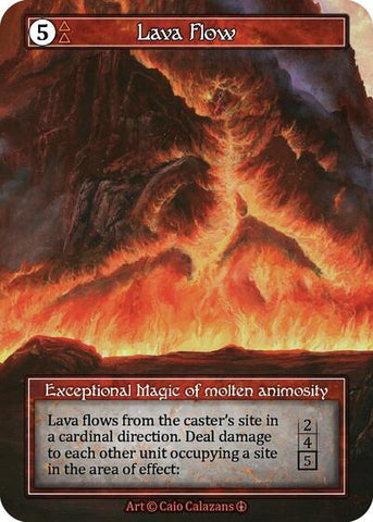 Lava Flow - Foil (Arthurian Legends)(EX)